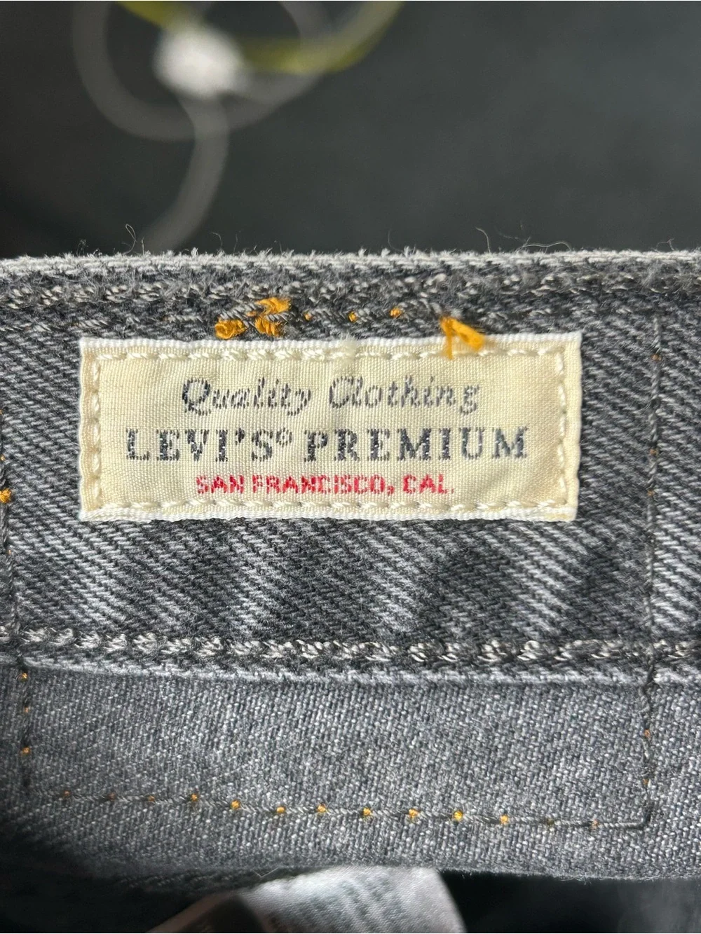Levi's Men’s Relaxed Jeans - Washed Black Denim